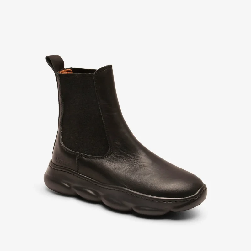 bisgaard petra noir soft leather shoes