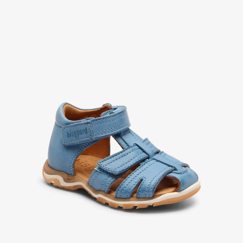 bisgaard sky blue anny toddler shoe