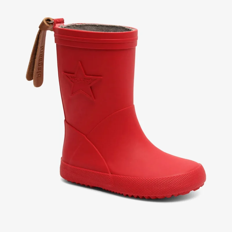 bisgaard star red rubber shoes