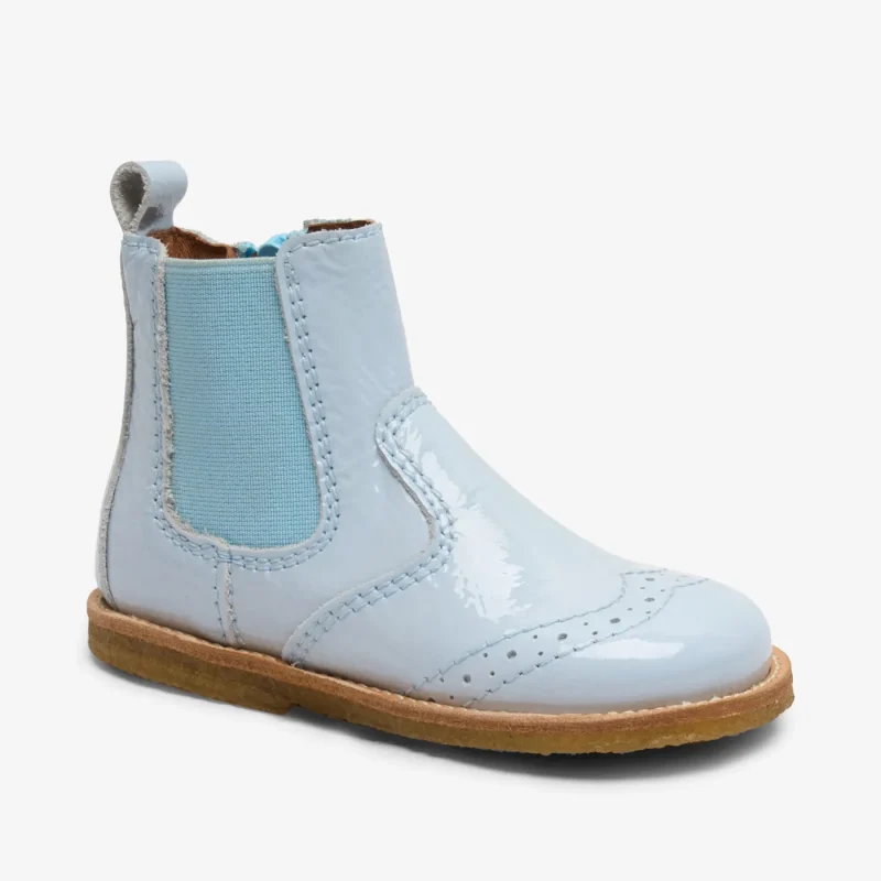 bisgaard sus light blue baby shoes