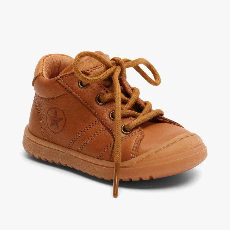 bisgaard thor cognac leather shoes