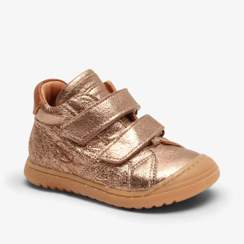 bisgaard thor gold metallic baby shoes