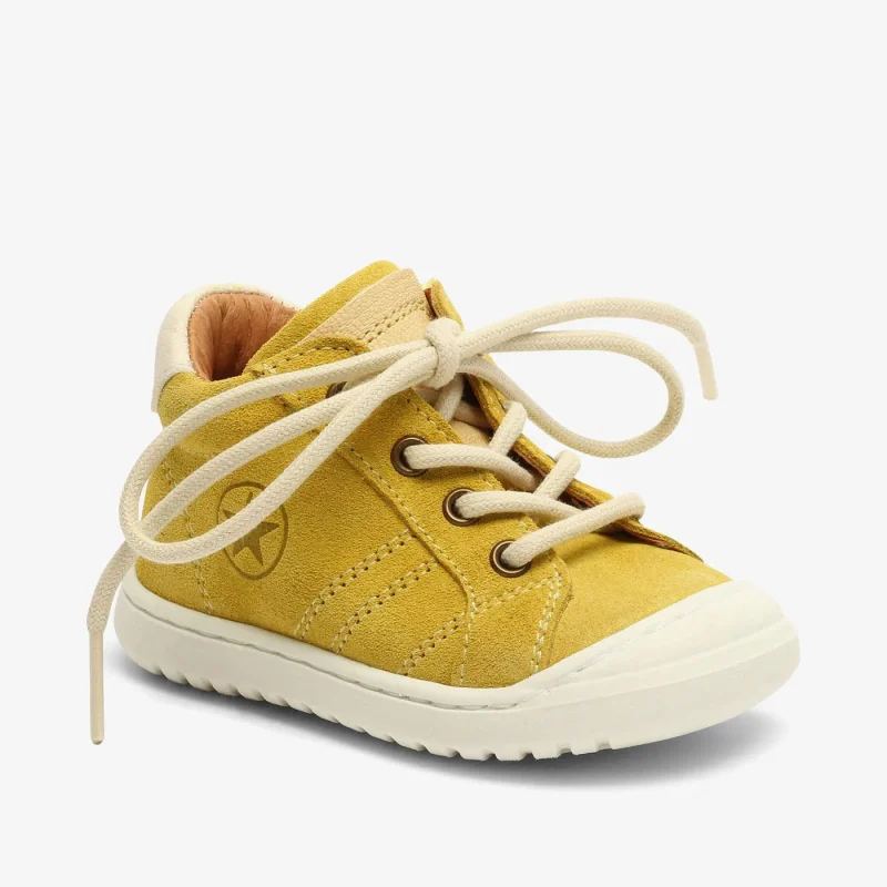 bisgaard thor z yellow baby shoes