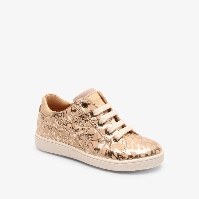 bisgaard tilde gold print shoes