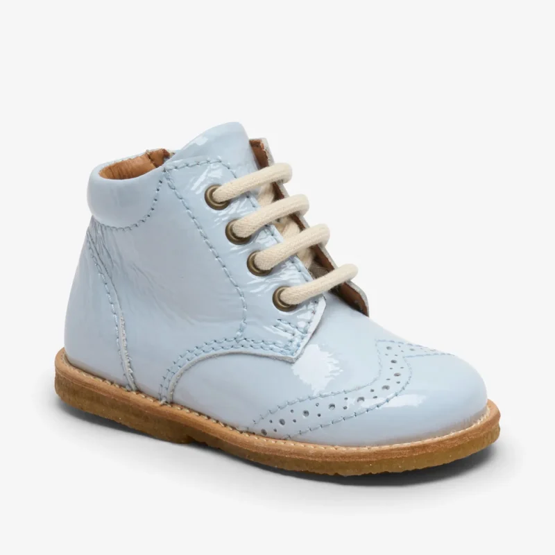 bisgaard tine light blue toddler shoes