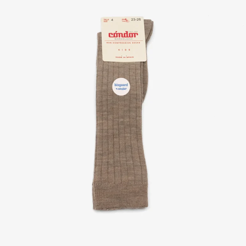 bisgaard x c ndor merino wool rib knee high socks arena